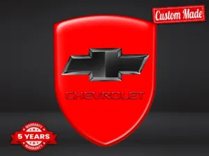 Chevrolet Autocollants Bombés Auto Résistants Premium Minimal